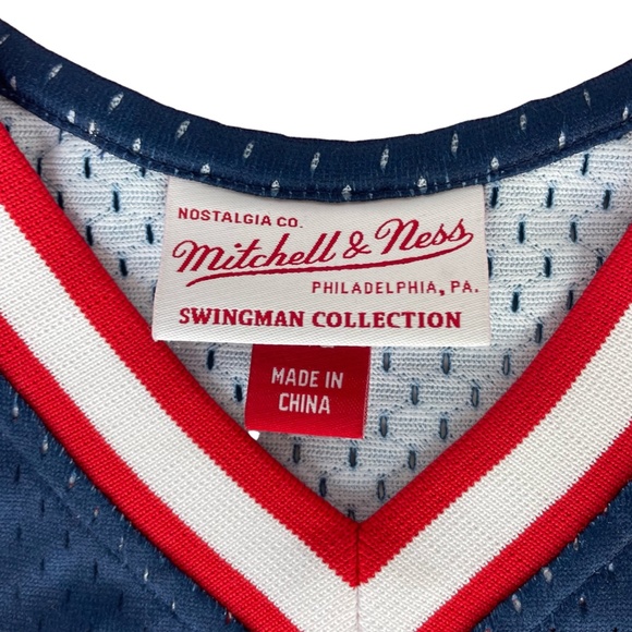 Mitchell and Ness Swingman Jersey Houston Rockets Road 2002-03 Yao Ming SZ M - Picture 10 of 13